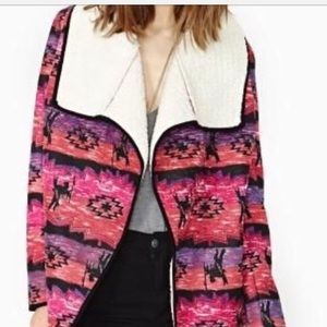MINKPINK Tribal Fur Jacket